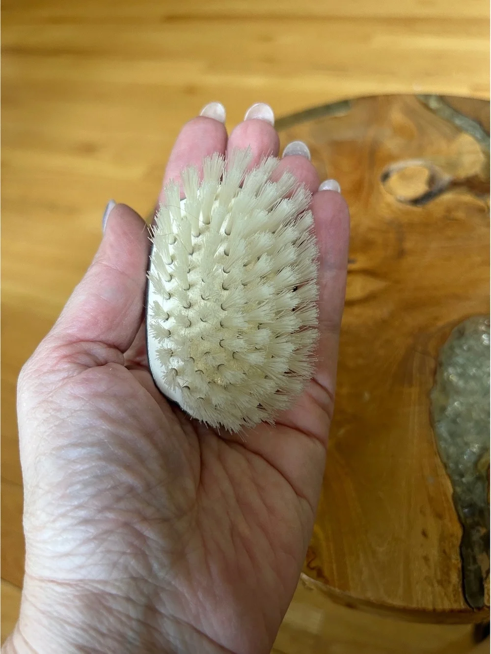 Vintage Sterling Silver Small Hand Brush